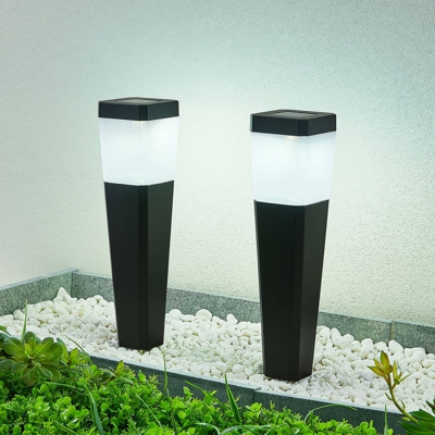 Lindby Hadrias lámpara sobremuro solar LED, pica