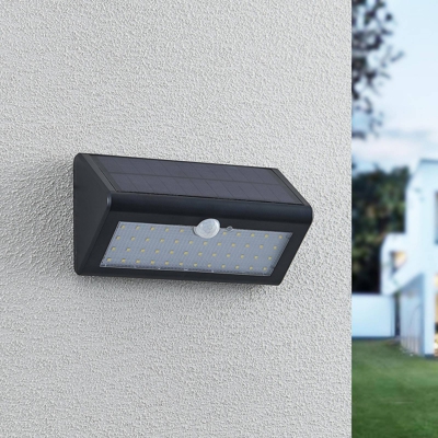 Lindby Ladiro aplique solar exterior LED, sensor