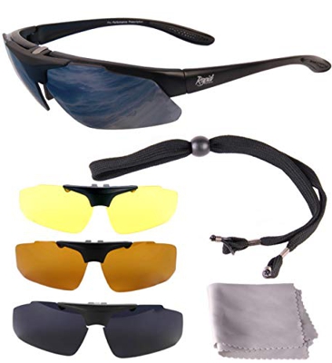 Rapid Eyewear ‘Mile High Aviate’ GAFAS DE SOL PILOTO PARA LENTES CORRECTIVAS con cristales intercambiables. Proteccion uv400. Para hombre y mujer
