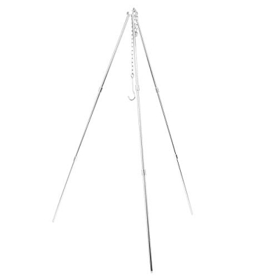 Trípode de Cocina, Aleación de Aluminio Fácil de Llevar del Trípode de la Barbacoa para las Comidas Campestres para Acampar