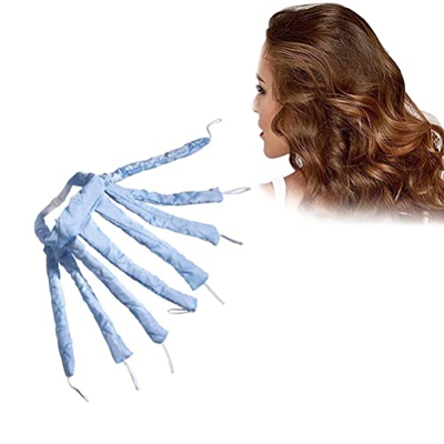 Mrisata Rizador sin calor de la cinta de la cinta rizadores perezosos del sueño rizos de la onda del pelo rizador de pelo peinado