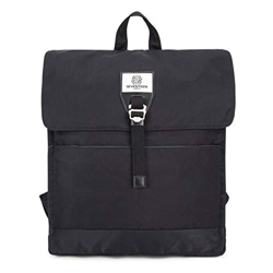 SEVENTEEN LONDON - Mochila Moderna y Elegante 'Ilford' en Negro en Estilo Mochila computadora portátil de hasta 13" características