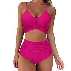 HIAME Bikini Mujer Conjuntos，Bañadores Mujer de Cintura Alta，Bikinis Mujer Push Up，Bikini Braga Alta，Bañadores Mujer Sexy 2 Piezas Conjuntos Adecuado  características