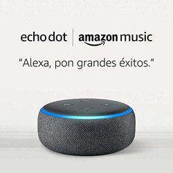 Amazon Echo Dot (3.ª generación) tela de color antracita + Amazon Music Unlimited (6 meses GRATIS con renovación automática) precio