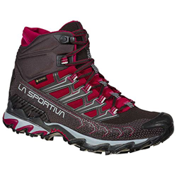 La Sportiva Ultra Raptor II Mid Woman GTX, Botas de Senderismo Mujer, Carbon/Red Plum, 38 EU en oferta