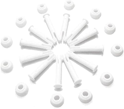 PULABO - Pines de conexión de plástico para piscina, piezas de repuesto para piscina con juntas sobre el suelo, redondas, marco de metal y prisma con  precio