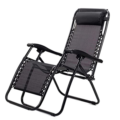 nvbmcxern - Silla Universal de Gravedad, Plegable, reclinable, Tela de Repuesto, Transpirable, Duradera, de Malla, para Exteriores, para tumbonas, par
