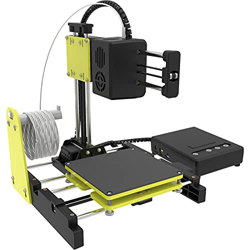 NantFun Mini impresora 3D pequeña impresora 3D para niños y principiantes, calentamiento rápido, silencioso, tamaño de impresión 10 m – 1,75 mm, color características
