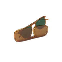 Nooz Gafas de sol polarizadas para hombre y mujer - Protección de categoría 3 - Color miel - con estuche compacto - Colección DINO en oferta