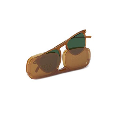 Nooz Gafas de sol polarizadas para hombre y mujer - Protección de categoría 3 - Color miel - con estuche compacto - Colección DINO