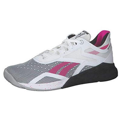 Reebok Nano X, Zapatillas de Deporte Mujer, Blanco/Negro/PROUDP, 37.5 EU