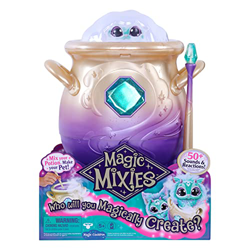 Magic Mixies Caldero mágico con Niebla y Peluche Interactivo Azul de 20 cm, Color, Bleue (Moose Toys 14652) características