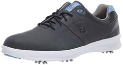 FootJoy Zapatos de golf de la serie Contour para hombre, Azul marino/flor y brillo, 45 EU en oferta