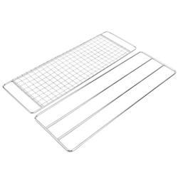 Jazar Parrilla para Parrilla Al Aire Libre, Parrilla para Cocinar para Acampar, Acero Inoxidable Reutilizable para Picnic Al Aire Libre, Casa para Aca en oferta