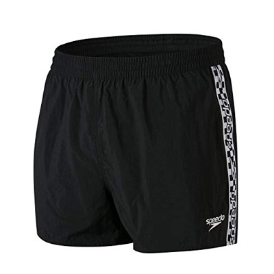 Speedo Retro 13", Traje de baño Hombre, Opacity, Noir, X-Large
