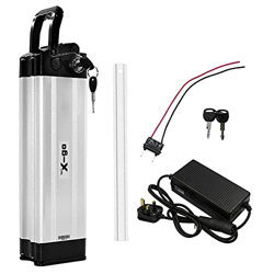 X-go Batería de 36 V 10 Ah, batería plegable de litio de ion de litio con cargador, placa de protección BMS para motor de bicicletas eléctricas de 350 en oferta