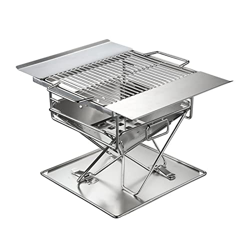 Parrilla de la barbacoa Parrilla de carbón de barbacoa de carbón portátil, quemadores de la parrilla de carbón, parrilla de barbacoa desmontable de ac características