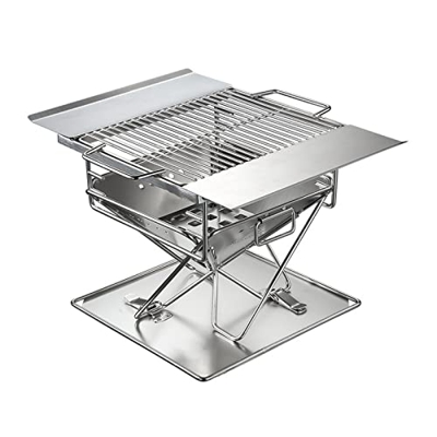 Parrilla de la barbacoa Parrilla de carbón de barbacoa de carbón portátil, quemadores de la parrilla de carbón, parrilla de barbacoa desmontable de ac