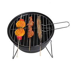 Parrilla de la barbacoa Parrilla redonda plegable, parrillas de carbón for cocinar al aire libre, parrillas de carbón de parrilla portátil con ventila en oferta