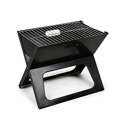 Parrilla de la barbacoa Parrilla al aire libre plegable espesa de tipo X, quemadoras de carbón portátil, parrillas de carbón for cocinar al aire libre