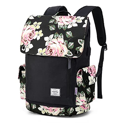 WindTook Mochila Mujer Mochilas Escolares Mujer de 15.6 Pulgadas para Niñas Impermeable Mochila Universidad Elegante Multiusos para Viajes/Colegio/Tra