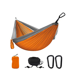 ZMJYH Banco de suspensión móvil, Camping portátil de paracaídas de la Hamaca de la Hamaca de Viaje con Cama Doble Colgante de Cama,1,300×200 cm características