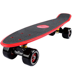 Fun Tomia Mini Tarjeta Cruiser – Monopatín con 70/65 mm Big Wheel Ruedas Incluye Mach1 ® (ABEC 11 (también con Ruedas LED), Rojo2 precio