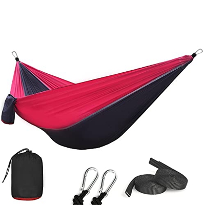 MCPPP Hamaca de paracaídas durmiendo, Silla jardín Colgando Colgando al Aire Libre Acampada Hamaca,2