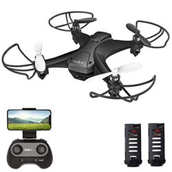 tech rc Mini Drone con Cámara, App WiFi FPV, Modo sin Cabeza, Despegue con Una Tecla y Aterrizaje por Gravedad RTF, Drone con Dos Baterías, Apto para  en oferta