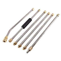 DONDOW Lavadora a presión 1 Set 4000 psi de presión Lavadora Kit de tubo de extensión 90inch / 7,5 pies arandela de la energía de reemplazo de 1/4 pul en oferta
