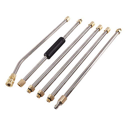 DONDOW Lavadora a presión 1 Set 4000 psi de presión Lavadora Kit de tubo de extensión 90inch / 7,5 pies arandela de la energía de reemplazo de 1/4 pul