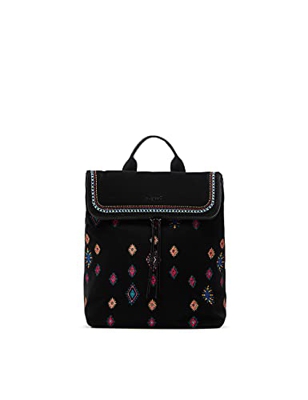 Desigual Back_July Tribu Nerano, Mochila. para Mujer, Negro, Einheitsgröße
