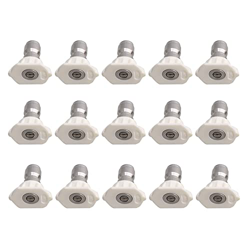 RDEXP Boquillas de acero inoxidable para lavadora a presión de 1/4 pulgadas, 40 grados, 15 unidades precio