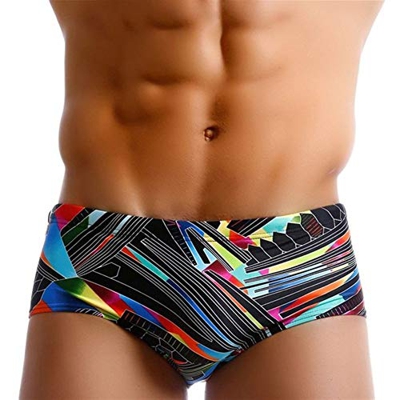 Sunga Hombres De Baño Bikini Hombres Impermeable Bañador Surf Playa del Verano De Las Bragas De Atractivo del Traje Pantalón Corto Seaside (Color : 22