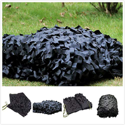 Red de Camuflaje Negra, Red de Camuflaje Militar Reforzada Tela Oxford del Desierto/Cubierta de Sombra de Red de Camuflaje for Pérgola de Invernadero  precio