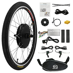 Kit de conversión para bicicleta eléctrica de 26 pulgadas, 48 V, 1000 W, motor de buje para bicicleta, bicicleta eléctrica, kit de conversión (rueda d precio