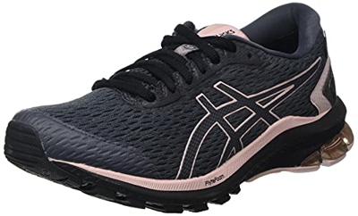 Asics GT-1000 9 G-TX, Road Running Shoe Mujer, Carrier Grey/Ginger Peach, 37.5 EU