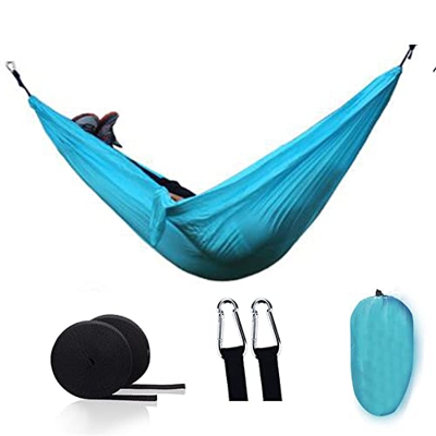 MCPPP Hamaca portátil para Acampar con paracaídas, Supervivencia, jardín, Muebles al Aire Libre, Ocio, Dormir, Hamaca, Viaje, Cama Colgante Doble,5