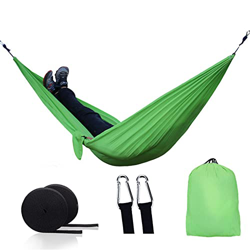 MCPPP Hamaca portátil para Acampar con paracaídas, Supervivencia, jardín, Muebles al Aire Libre, Ocio, Dormir, Hamaca, Viaje, Cama Colgante Doble,1 características