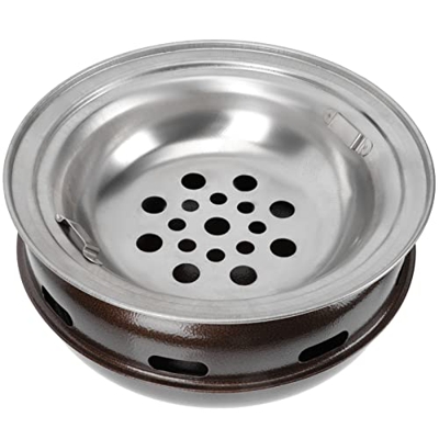 cabilock Barbacoa de Acero Inoxidable Asador de Carbón de Leña Plegable Barbacoa Parrilla Portátil para Picnic Jardín Terraza Camping Viajes Jardín Ca