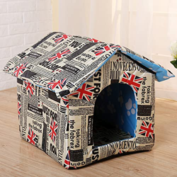 LFFH Casetas Gatos, Cueva para Gatos Salvajes Casa para Mascotas Tienda Perros Gatos Cabaña Utilizada para La Comunidad Animales Pequeños Mascotas Int en oferta