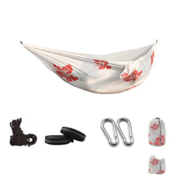 ZMJYH Benzel Colgante móvil, portátil Acampar paracaídas Hamaca Supervivencia Muebles de jardín al Aire Libre Viaje de Placer de Dormir,1,260×140 cm precio