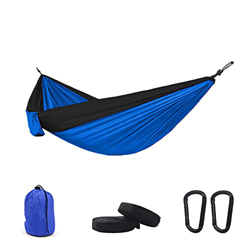 ZMJYH Banco de suspensión móvil, Camping portátil de paracaídas de la Hamaca de la Hamaca de Viaje con Cama Doble Colgante de Cama,2,275×140cm en oferta