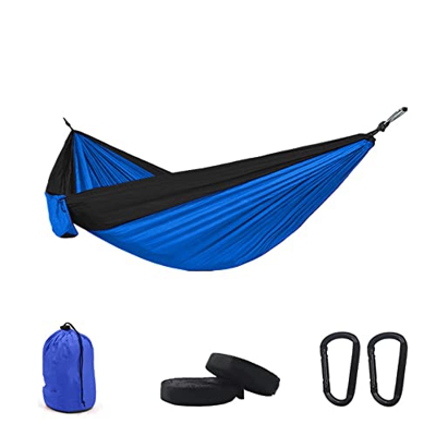 ZMJYH Banco de suspensión móvil, Camping portátil de paracaídas de la Hamaca de la Hamaca de Viaje con Cama Doble Colgante de Cama,2,275×140cm