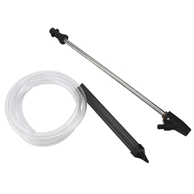 Fydun Accesorio para Limpiador de Canalones para Lavadora a Presión, 3200 PSI 140 ℉ / 60 ℃ Pistola de Presión Portátil con Boquilla Lanzador de Arena 