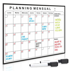 Evisen Calendario Magnético Mensual De Nevera con Imán En Castellano - Planificador Mensual para Organizar Vida Cotidiana, Tareas, Trabajo, Estudios características