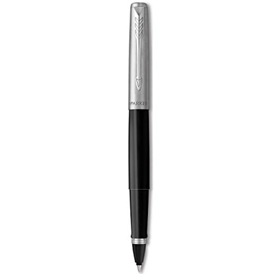 Parker Jotter Originals Rotulador Roller, Acabado Negro Clásico, Punta Fina, Tinta Negra