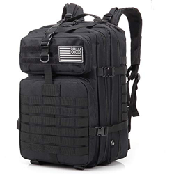 Mochila Táctica Militar Molle Impermeable 45L Mochila de Gran Capacidad Bolsa de Senderismo Mochila Multifunción, para Trekking Senderismo Viaje Campi en oferta