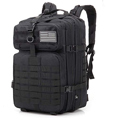 Mochila Táctica Militar Molle Impermeable 45L Mochila de Gran Capacidad Bolsa de Senderismo Mochila Multifunción, para Trekking Senderismo Viaje Campi