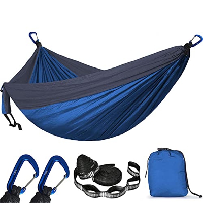 MCPPP 118in x 79in Hamaca de paracaídas, Camping Supervivencia Jardín Caza Ocio Hamaca Viaje Doble Persona,5